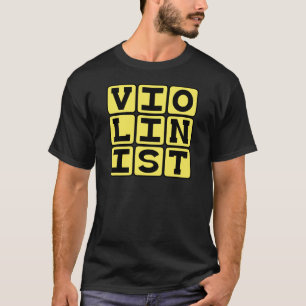 Camiseta Violinista, Músico de Instrumento de Cordas