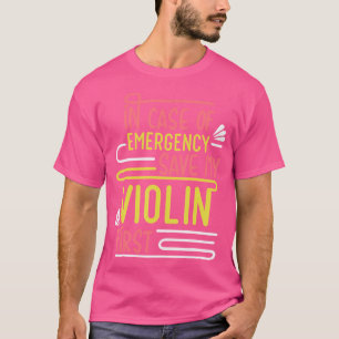 Camiseta Violinista Músico Orquestra Instrumento Violino