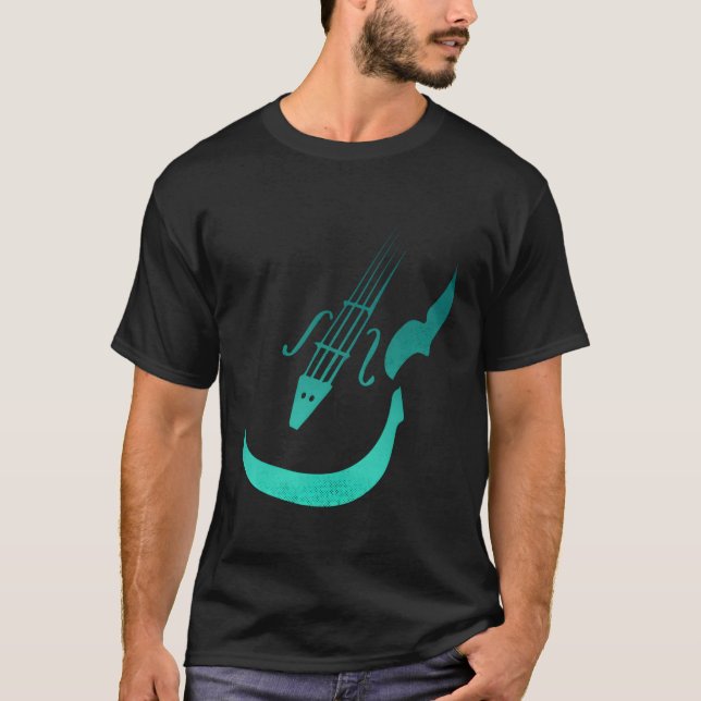 Camiseta Violinista Simples - Violino da Linha (Frente)