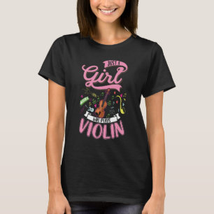 Camiseta Violinista Violino Menina Violino