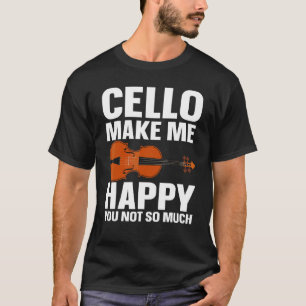 Camiseta Violinista Violoncelo Me Faz Feliz Violinista