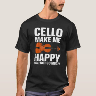 Camiseta Violinista Violoncelo Me Faz Feliz Violinista
