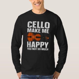 Camiseta Violinista Violoncelo Me Faz Feliz Violinista