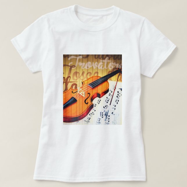 Camiseta Violino (Frente do Design)