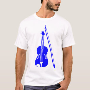 Camiseta Violino - Azul