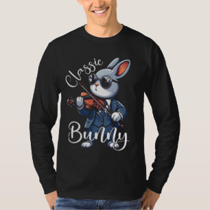 Camiseta Violino coelho coelho violinista, Fiddle Hare