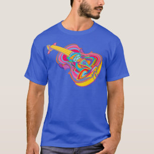 Camiseta Violino Colorido 1