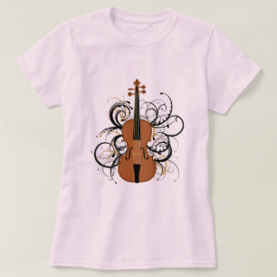 Camiseta Violino com redemoinhos