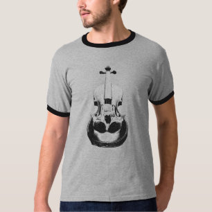 Camiseta Violino do crânio