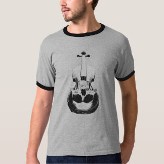 Camiseta Violino do crânio