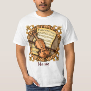 Camiseta Violino do jogo da preferencialmente