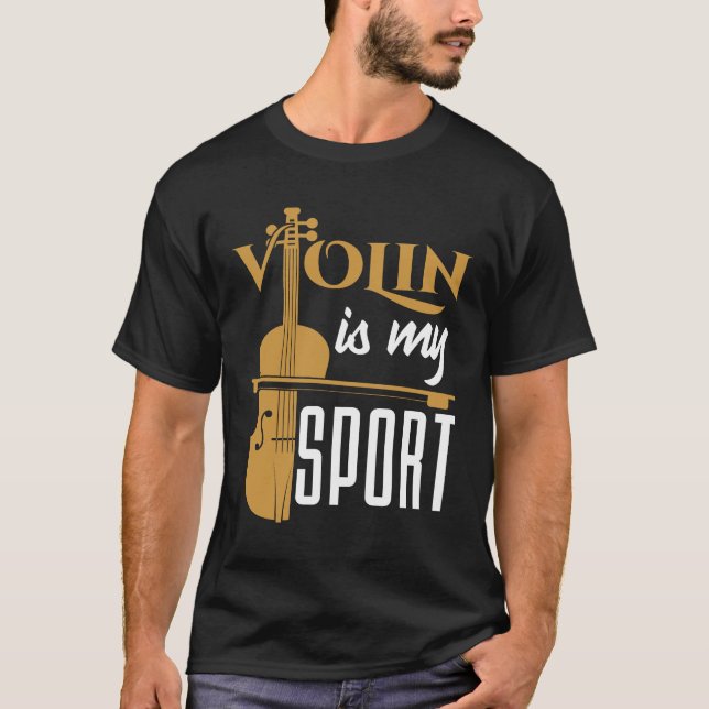 Camiseta Violino É Meu Esporte (Frente)