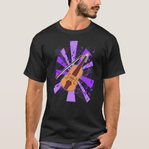 Camiseta Violino e Música