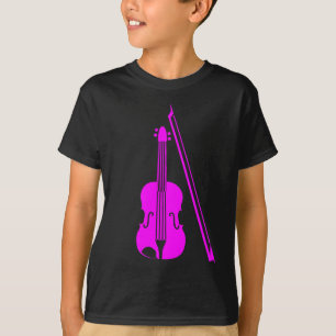 Camiseta Violino - magenta