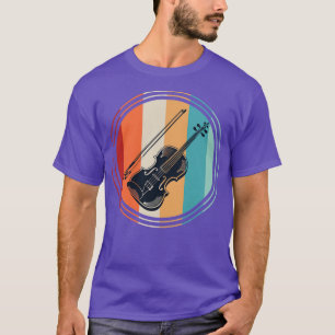 Camiseta Violino Musical Presente Retro Violino