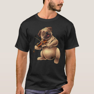 Camiseta Violino Para Homens Menino Menino Jogador De Violi