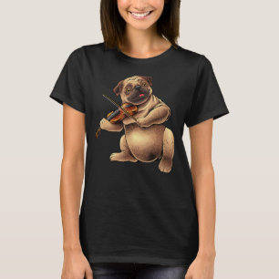 Camiseta Violino Para Homens Menino Menino Jogador De Violi