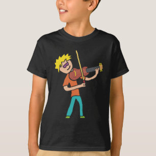 Camiseta Violino Tocando Violino