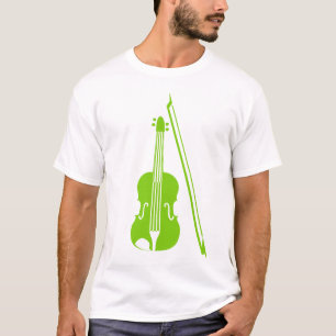 Camiseta Violino - Verde Martiano