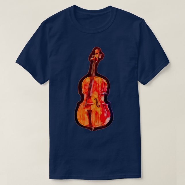 Camiseta Violino Vibrante (2) (Frente do Design)