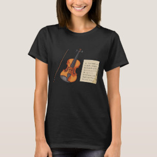 Camiseta Violinos Musicais