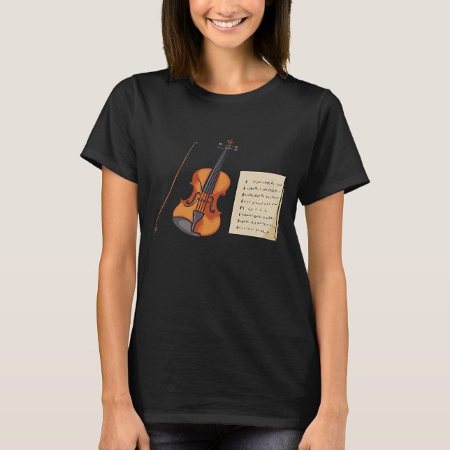 Camiseta Violinos Musicais (Frente)
