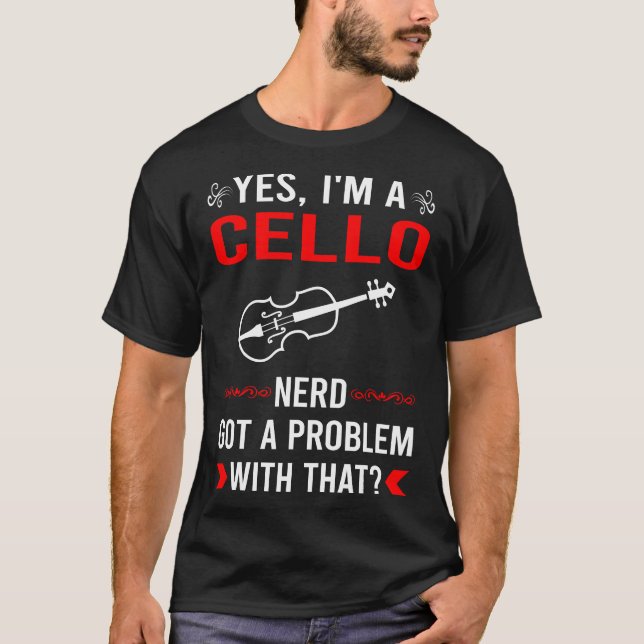 Camiseta Violoncelista Com Problemas (Frente)