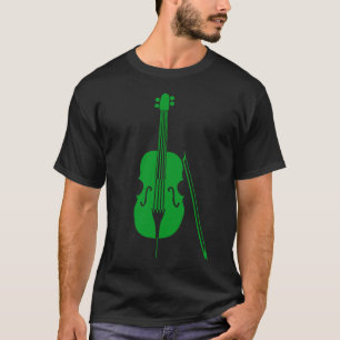 Camiseta Violoncelo - Verde Grama