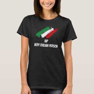 Camiseta VIP Muito Italiano Pessoa Itália Família Humor Ita