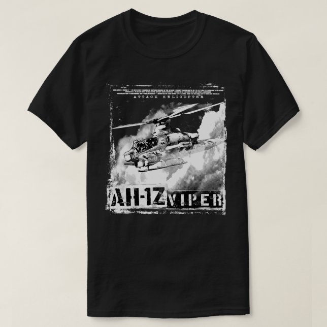 Camiseta Viper Classic TSirt AH1Z (Frente do Design)