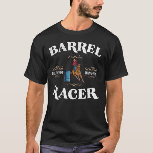 Camiseta Vira e Queima Cowgirl Orgulhosa Competição de Corr