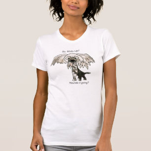 Camiseta Vira-latas acima? Tshirt chinês com crista do cã