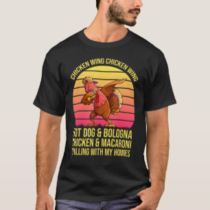 Camiseta Viral Chicken Wing Chicken Wing Hot Dog Bologna En