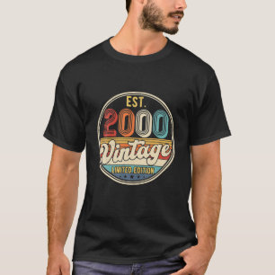 Camiseta Virando 22 Decorações de Aniversário 22º BDay 2000