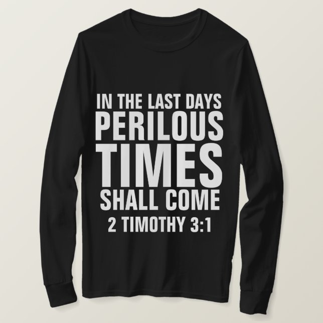 Camiseta VIRÃO HORAS PERIÓDICAS, T-shirts cristãs (Frente do Design)