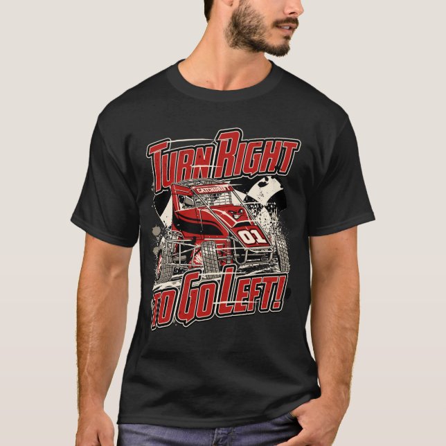 Camiseta Vire à direita para a esquerda! - Red - Wingless R (Frente)