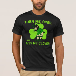 Camiseta Vire-me e beije-me trevo