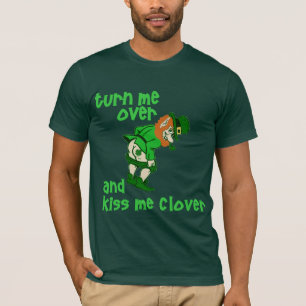 Camiseta Vire-me e beije-me trevo