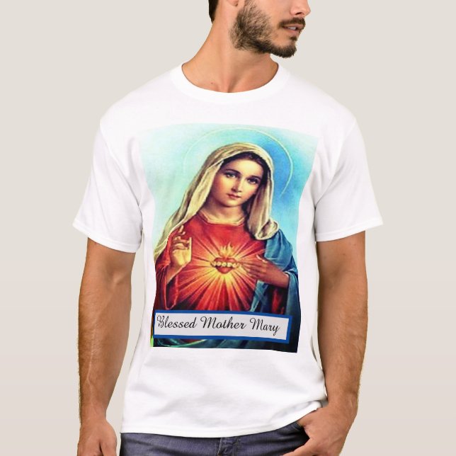 Camiseta Virgem Abençoada Maria (Frente)