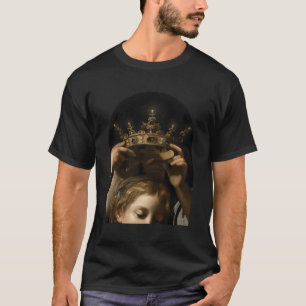 Camiseta Virgem Cavarozzi com Angels Christian Renaisance