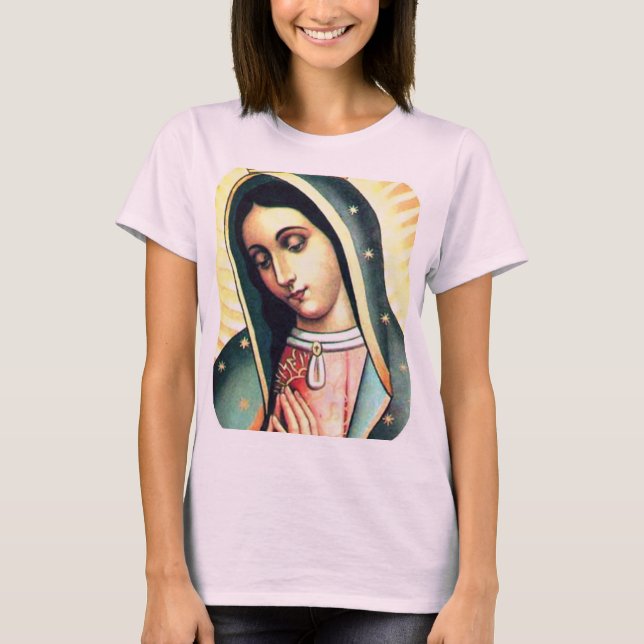Camiseta Virgem de Guadalupe DARK (Frente)