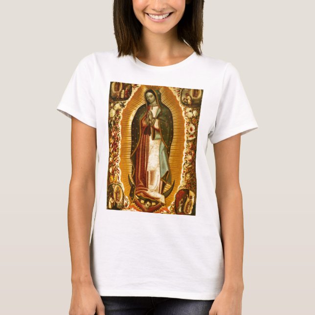 Camiseta Virgem de Guadalupe Nossa Senhora Mãe Maria (Frente)