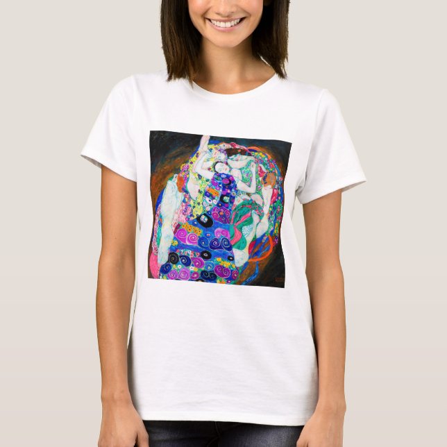 Camiseta Virgem (Girls), Gustav Klimt (Frente)