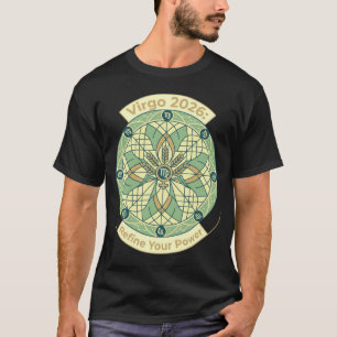 Camiseta Virgem Mandala do Zodíaco 2026   Astrologia do Sig