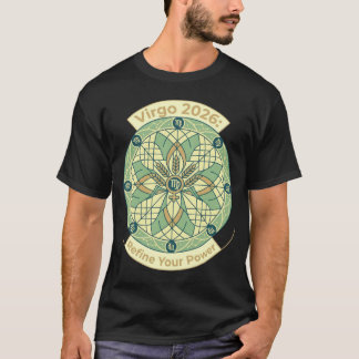 Camiseta Virgem Mandala do Zodíaco 2026 | Astrologia do Sig