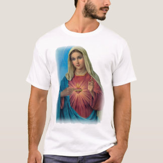 Camiseta Virgem Maria abençoada