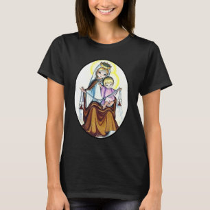 Camiseta Virgem Maria animada