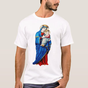 Camiseta Virgem Maria com Menino Jesus