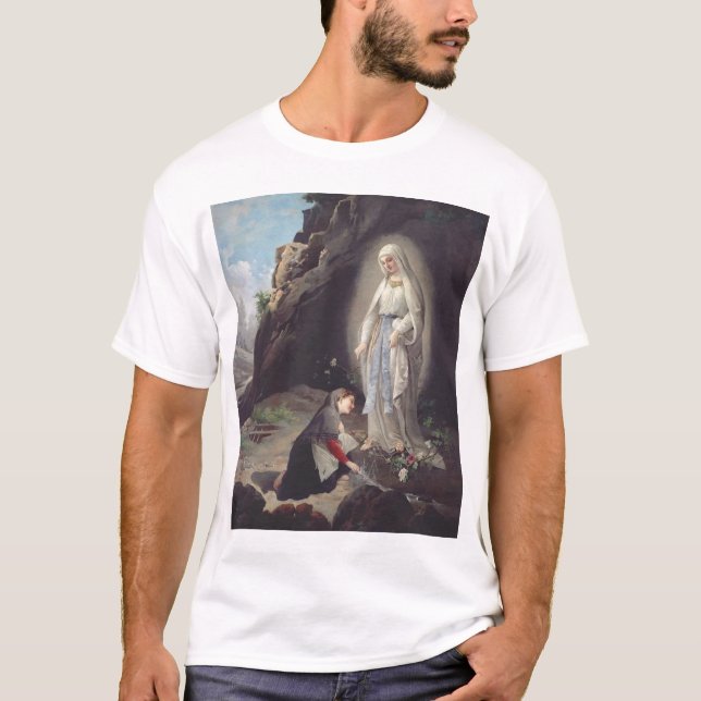 Camiseta Virgem Maria de Lourdes (Frente)