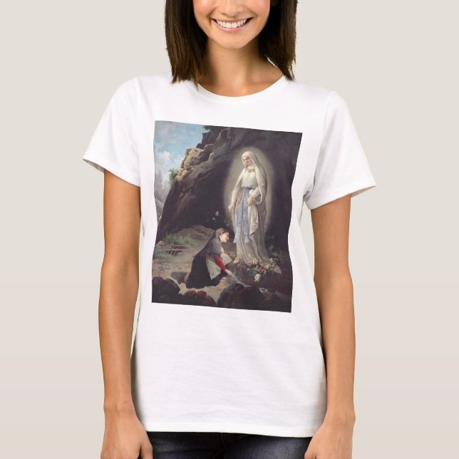 Camiseta Virgem Maria de Lourdes (Frente)
